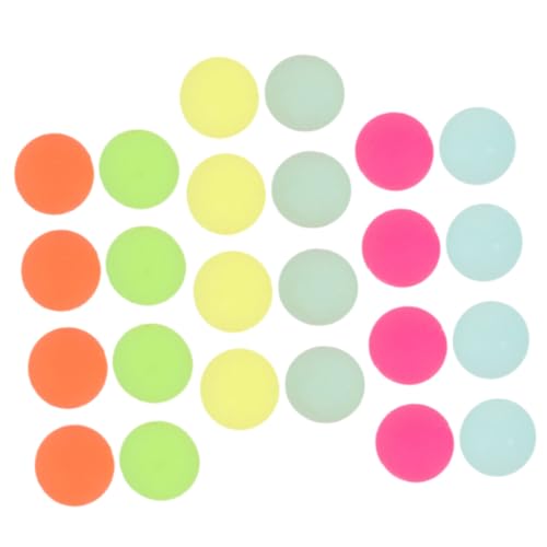 LRXIYODE 24 Stück Teiliges Leuchtende Nacht Hüpfbälle Bunte Gummibälle mit Glow in The Dark Funktion Stressreduzierendes für Partydeko und Kindergeburtstag Zufällige Farbe Zufällige Farbe von LRXIYODE