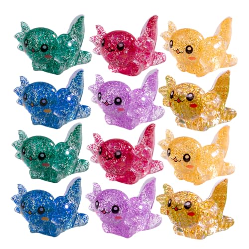 LRXIYODE 24 Stück Teiliges Mini Axolotl Figuren Set aus Kunstvollem Kunstharz Winzige Tier Dekoration für DIY Bastelprojekte Gartenlandschaft Heimdeko Partygeschenke und Kreative LRXIYODE 24 Stück Teiliges Mini Axolotl Figuren Set aus Kunstvollem Kunstharz Winzige Tier Dekoration für DIY Bastelprojekte Gartenlandschaft Heimdeko Partygeschenke und Kreative von LRXIYODE