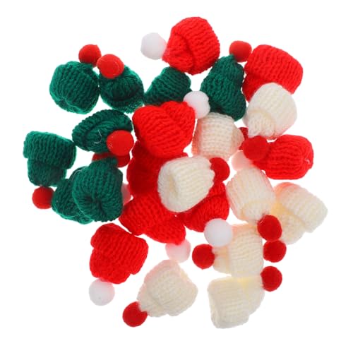 LRXIYODE 24 Stück Teiliges Mini Strickmützen Weihnachtsmütze für Basteln Farbenfrohe Miniatur Nikolausmützen in Klassischen Weihnachtsdeko für Puppen und DIY Kunsthandwerk LRXIYODE 24 Stück Teiliges Mini Strickmützen Weihnachtsmütze für Basteln Farbenfrohe Miniatur Nikolausmützen in Klassischen Weihnachtsdeko für Puppen und DIY Kunsthandwerk von LRXIYODE