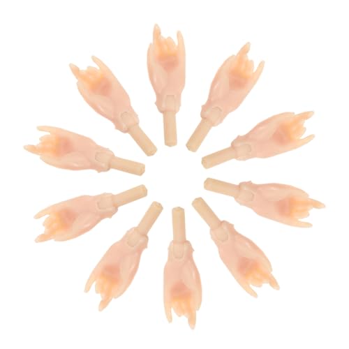 LRXIYODE 24 Stück Teiliges Miniatur Puppenhände Realistisch Beweglich Langlebig Vielseitig Kompatibel für Doll Reparatur Basteln und Sammler Zubehör von LRXIYODE