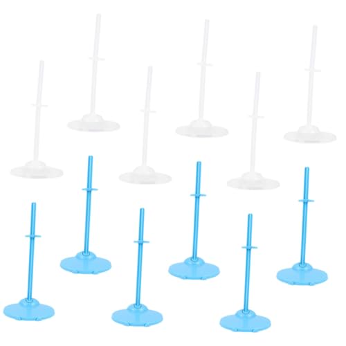 LRXIYODE 24 Stück Teiliges Puppenständer Transparente und Blaue Doll Support Racks Stabile Figurenhalter für Puppen Leicht Tragbar für Puppenhaus und Geschenkideen LRXIYODE 24 Stück Teiliges Puppenständer Transparente und Blaue Doll Support Racks Stabile Figurenhalter für Puppen Leicht Tragbar für Puppenhaus und Geschenkideen von LRXIYODE