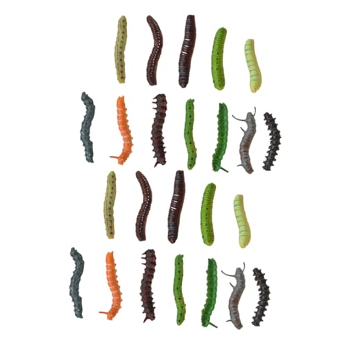 LRXIYODE 24 Stück Teiliges Realistischer Raupenmodelle Bunte Insektenfiguren zur Landschaftsdekoration Handgefertigte Pädagogisches für Kreative DIY Deko LRXIYODE 24 Stück Teiliges Realistischer Raupenmodelle Bunte Insektenfiguren zur Landschaftsdekoration Handgefertigte Pädagogisches für Kreative DIY Deko von LRXIYODE