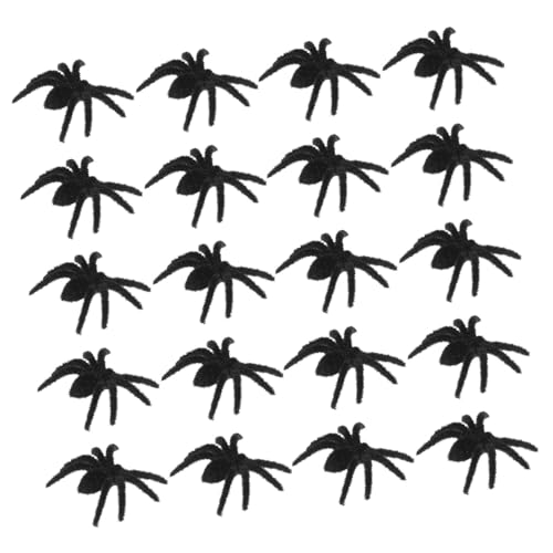 LRXIYODE 25 Stück Teiliges Realistische Schwarze Halloween Spinnen aus Kunststoff mit Flockbeschichtung Haarige Gruselige Dekoration für Party Halloween-dekor Scherzartikel und Haunted LRXIYODE 25 Stück Teiliges Realistische Schwarze Halloween Spinnen aus Kunststoff mit Flockbeschichtung Haarige Gruselige Dekoration für Party Halloween-dekor Scherzartikel und Haunted von LRXIYODE
