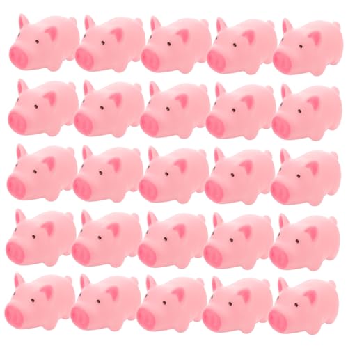 LRXIYODE 25stücke Cartoon Schwein Squeaky Spielzeug Lustiges Langsames Aufsteigendes Ventilationsspielzeug Für Junge Mädchen Zur Stressbewältigung Fleischfarbe von LRXIYODE