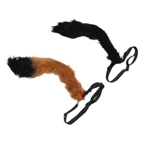 LRXIYODE 2Stücke Fuchs Katzenschwanz Cosplay Zubehör Plüsch Tier Requisiten für Kostümpartys für Erwachsene für Fasching Festivals LRXIYODE 2Stücke Fuchs Katzenschwanz Cosplay Zubehör Plüsch Tier Requisiten für Kostümpartys für Erwachsene für Fasching Festivals von LRXIYODE