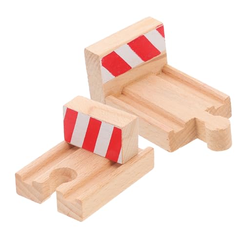 LRXIYODE 2Stücke Holz Eisenbahnschienenblöcke Zubehör für Holzeisenbahn Kreative Spielzeuge für Fördert Motorik und Fantasie für DIY Eisenbahnspielzeug LRXIYODE 2Stücke Holz Eisenbahnschienenblöcke Zubehör für Holzeisenbahn Kreative Spielzeuge für Fördert Motorik und Fantasie für DIY Eisenbahnspielzeug von LRXIYODE