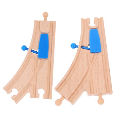 LRXIYODE 2Stücke Holz Schienenadapter Für Holzspielzeug Weichen Mit Kurven Kompatibel Mit Gängigen Holz Zugmarken Zubehör Für Spielszene Und Kreative Layouts LRXIYODE 2Stücke Holz Schienenadapter Für Holzspielzeug Weichen Mit Kurven Kompatibel Mit Gängigen Holz Zugmarken Zubehör Für Spielszene Und Kreative Layouts von LRXIYODE