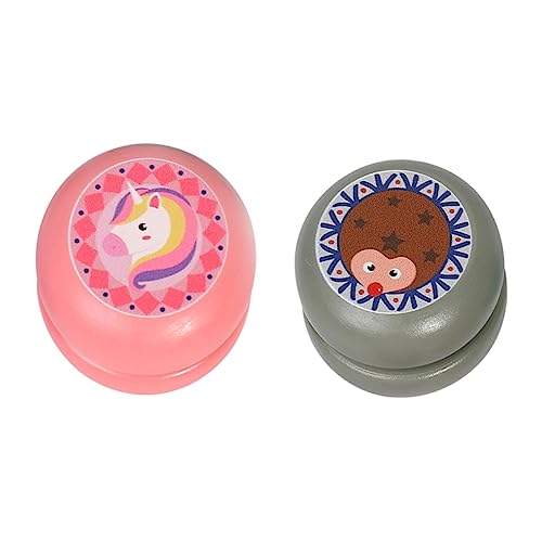 LRXIYODE 2Stücke Holz für Cartoon Tier Muster Yoyo Ball Einhorn Design Hölzernes für Jungen Lernen LRXIYODE 2Stücke Holz für Cartoon Tier Muster Yoyo Ball Einhorn Design Hölzernes für Jungen Lernen von LRXIYODE