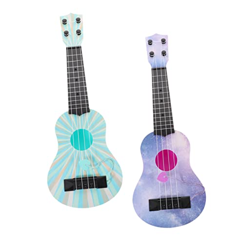 LRXIYODE 2Stücke Ukulele Musikinstrument Zur Frühkindlichen Für Jungen Und Lernspielzeug Für Kreative Und Spielspaß von LRXIYODE