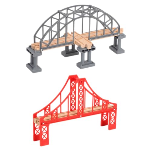 LRXIYODE 2Stücke Zusammengebaute Zugbrücke aus Stabilem Gleiszubehör für Holzeisenbahnen Ersatzbrücke für Kreative Bahnszenen Einfach zu Montieren für Jahren LRXIYODE 2Stücke Zusammengebaute Zugbrücke aus Stabilem Gleiszubehör für Holzeisenbahnen Ersatzbrücke für Kreative Bahnszenen Einfach zu Montieren für Jahren von LRXIYODE