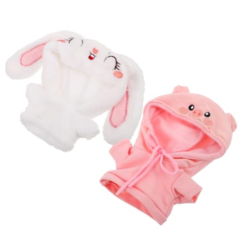LRXIYODE 2pcs Kleine Kapuzenpuppen Für Gefüllte Tiere Plüsch Bären Pullover Süße Puppenkleidung Für Plüschspielzeugkleid Winzige Puppenbekleidung Für Ausgestopfte Tiere LRXIYODE 2pcs Kleine Kapuzenpuppen Für Gefüllte Tiere Plüsch Bären Pullover Süße Puppenkleidung Für Plüschspielzeugkleid Winzige Puppenbekleidung Für Ausgestopfte Tiere von LRXIYODE