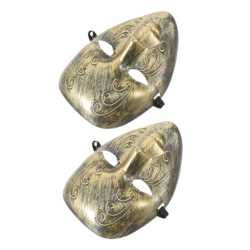 LRXIYODE 2pcs Retro -stil Vollgesichtsmasken Für Kostümpartys, Die Für Männer Und Frauen Für Maskerade -bälle Und Festivals Geeignet Sind von LRXIYODE
