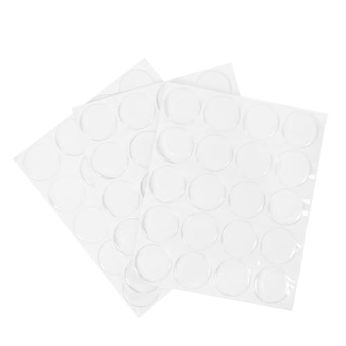 LRXIYODE 3 Blatt Runde Transparente Harz Edelstein Aufkleber Selbstklebend für DIY Schmuck Bastelbedarf und Dekoration von LRXIYODE