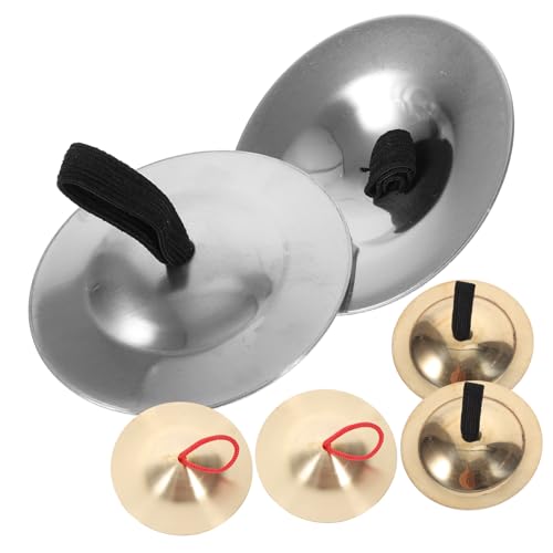 LRXIYODE 3 Paare Fingerzimbeln Orff Percussion Musikinstrumente aus Stahl und Leichtes Rhythmusspiel für Kleinkinder Musikförderung und Koordination LRXIYODE 3 Paare Fingerzimbeln Orff Percussion Musikinstrumente aus Stahl und Leichtes Rhythmusspiel für Kleinkinder Musikförderung und Koordination von LRXIYODE