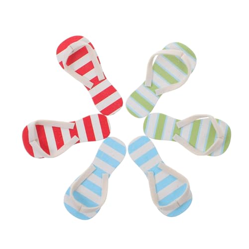 LRXIYODE 3 Paare Mini Hausschuhe Puppenhaus Slipper Miniatur Sommer Hausschuhe Mikro Landschaftsdeko Realistische Mini Schuhe für Puppenhaus Deko Modell LRXIYODE 3 Paare Mini Hausschuhe Puppenhaus Slipper Miniatur Sommer Hausschuhe Mikro Landschaftsdeko Realistische Mini Schuhe für Puppenhaus Deko Modell von LRXIYODE