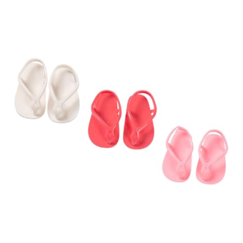 LRXIYODE 3 Paare Puppen Sandalen Sommer Sandalen für Mädchenpuppen Kreative Barfußschuhähnliche Doll Shoes aus Sicherem Material Vielseitig und Langlebig Puppenzubehör LRXIYODE 3 Paare Puppen Sandalen Sommer Sandalen für Mädchenpuppen Kreative Barfußschuhähnliche Doll Shoes aus Sicherem Material Vielseitig und Langlebig Puppenzubehör von LRXIYODE