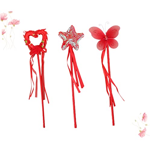 LRXIYODE 3 Stück Feenstab Zauberstab Geburtstag Prinzessin Mädchen Dekoration Fest Fairy Wand verkleidung kinderknallzeug glitzerstab kinderparty mitgebsel Zauberstäbe Feenstöcke rot LRXIYODE 3 Stück Feenstab Zauberstab Geburtstag Prinzessin Mädchen Dekoration Fest Fairy Wand verkleidung kinderknallzeug glitzerstab kinderparty mitgebsel Zauberstäbe Feenstöcke rot von LRXIYODE