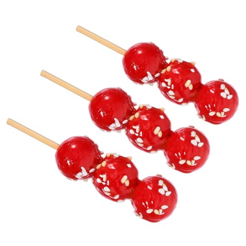 LRXIYODE 3 Stück Kandiertes Haws-Modell winzige kandierte Kerne lebensechter Eiszucker puppenhauszubehör Mini-Szenen-Layout-Requisite Requisiten für chinesische Snacks PVC rot LRXIYODE 3 Stück Kandiertes Haws-Modell winzige kandierte Kerne lebensechter Eiszucker puppenhauszubehör Mini-Szenen-Layout-Requisite Requisiten für chinesische Snacks PVC rot von LRXIYODE