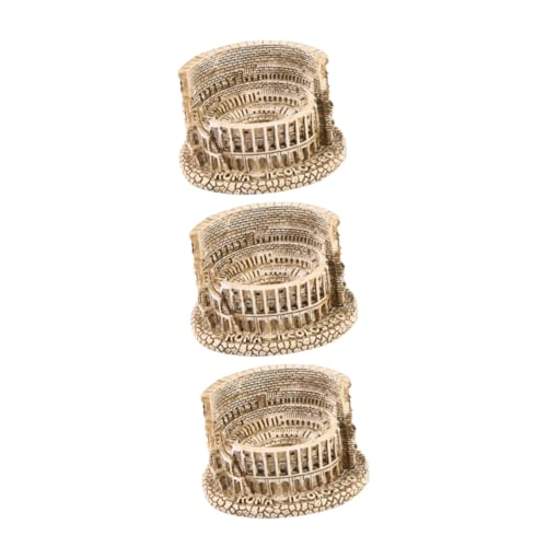 LRXIYODE 3 Stück Kolosseum Modell Antikes Rom Skulptur Italien Römische Figuren Aquarium Gebäude Desktop Antikes Gebäudemodell Römisches Mini Skulptur Harz Beige LRXIYODE 3 Stück Kolosseum Modell Antikes Rom Skulptur Italien Römische Figuren Aquarium Gebäude Desktop Antikes Gebäudemodell Römisches Mini Skulptur Harz Beige von LRXIYODE