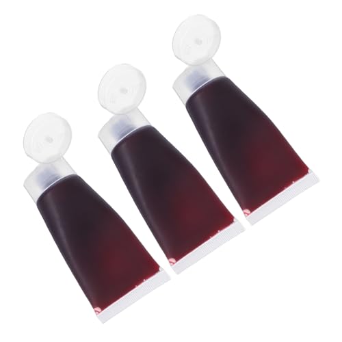 LRXIYODE 3 Stück Künstliches Halloween Makeup Kit Dickflüssig Realistisch Abwaschbar für Vampir Cosplay Party Deko und Streiche Hautfreundlich LRXIYODE 3 Stück Künstliches Halloween Makeup Kit Dickflüssig Realistisch Abwaschbar für Vampir Cosplay Party Deko und Streiche Hautfreundlich von LRXIYODE
