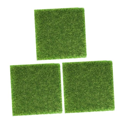 LRXIYODE 3 Stück Kunstrasen Miniatur Schnittbarer Sandtisch Grasplättchen Modell Dekoration DIY Basteln Kunststoff Realistisch Künstlicher Rasenteppich für Landschaften Sandtable LRXIYODE 3 Stück Kunstrasen Miniatur Schnittbarer Sandtisch Grasplättchen Modell Dekoration DIY Basteln Kunststoff Realistisch Künstlicher Rasenteppich für Landschaften Sandtable von LRXIYODE