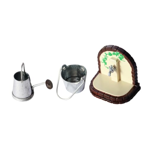 LRXIYODE 3 Stück Mini-Eimer-streusel Miniatur Wasserhähne Klopfen Anlage Tür Pflanzen Land Bewässerungseimer-bastelarbeiten Mini- -Wasserhahn-Ornament Rostfreier Stahl LRXIYODE 3 Stück Mini-Eimer-streusel Miniatur Wasserhähne Klopfen Anlage Tür Pflanzen Land Bewässerungseimer-bastelarbeiten Mini- -Wasserhahn-Ornament Rostfreier Stahl von LRXIYODE