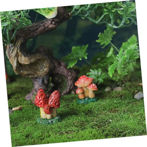 LRXIYODE 3 Stück Mini Pilz Deko aus Resin Realistische Kleine Gartenornamente für Bonsai Sukkulenten und DIY Mikro landschaften Farbenfrohe Pilzfiguren für Gartentisch und LRXIYODE 3 Stück Mini Pilz Deko aus Resin Realistische Kleine Gartenornamente für Bonsai Sukkulenten und DIY Mikro landschaften Farbenfrohe Pilzfiguren für Gartentisch und von LRXIYODE