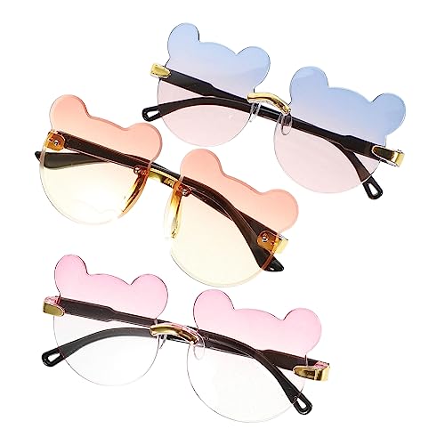 LRXIYODE 3 Stück Sonnenbrillen mit Bärenmotiv Lustige Farbige Sonnenbrillen für Partys Strand Urlaub und Kostüme als Party Accessoire und Dekoration LRXIYODE 3 Stück Sonnenbrillen mit Bärenmotiv Lustige Farbige Sonnenbrillen für Partys Strand Urlaub und Kostüme als Party Accessoire und Dekoration von LRXIYODE