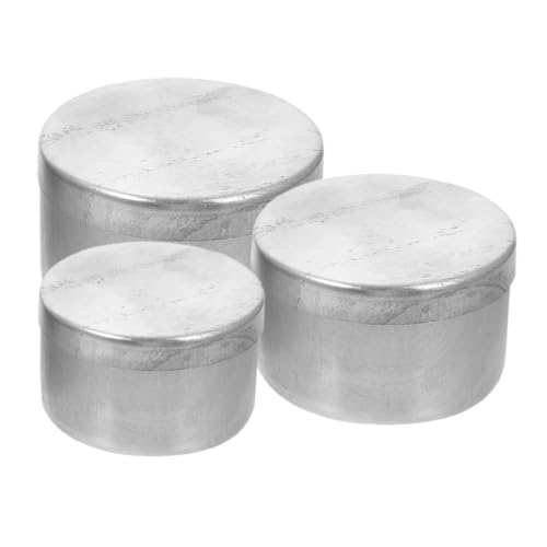LRXIYODE 3 Stück Teiliges Aluminium Wiegegefäß mit Deckel Leere Mini Metall Dosen Stabile Bodenprobenbehälter Wiederverwendbare Labor Wiegeschalen Leicht Dicht Verschließbar Vielseitig für LRXIYODE 3 Stück Teiliges Aluminium Wiegegefäß mit Deckel Leere Mini Metall Dosen Stabile Bodenprobenbehälter Wiederverwendbare Labor Wiegeschalen Leicht Dicht Verschließbar Vielseitig für von LRXIYODE