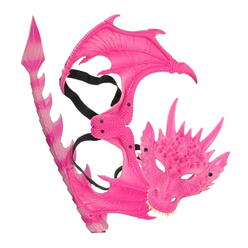 LRXIYODE 3 Stück Teiliges Halloween Drachenkostüm Set mit Flügeln und Maske Einfach Anzuziehen Vielseitig für Halloween Cosplay Schulaufführungen und Festlichkeiten LRXIYODE 3 Stück Teiliges Halloween Drachenkostüm Set mit Flügeln und Maske Einfach Anzuziehen Vielseitig für Halloween Cosplay Schulaufführungen und Festlichkeiten von LRXIYODE
