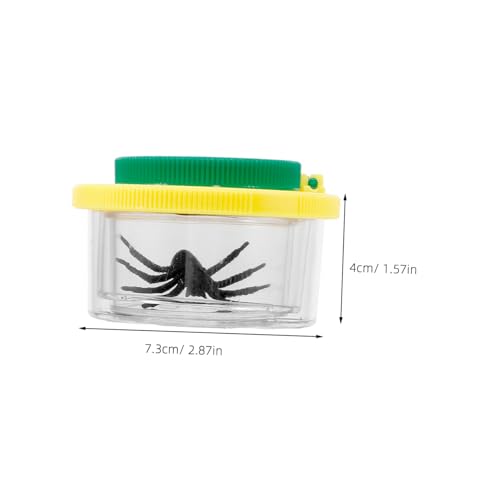 LRXIYODE 3 Stück Teiliges Insekten Beobachtungsset mit Vergrößerungsglas Kleine Transparente Beobachtungsbox für Insektenfang und Forscherspielzeug zur Naturerkundung und von LRXIYODE