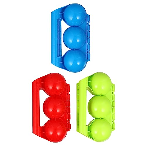 LRXIYODE 3 Stück Teiliges Kunststoff Clips für Winter Outdoor Schneeballformer mit Glatten Kanten Geeignet für Schneeballschlachten Sand und Matschspiele Farblich Sortiert Zufällige Farbe LRXIYODE 3 Stück Teiliges Kunststoff Clips für Winter Outdoor Schneeballformer mit Glatten Kanten Geeignet für Schneeballschlachten Sand und Matschspiele Farblich Sortiert Zufällige Farbe von LRXIYODE