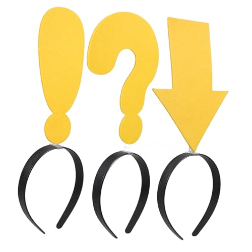 LRXIYODE 3 Stück Teiliges Lustiges Stirnband mit Symbolen für Partys Perfektes Fotorequisit für Bühnenaufführungen und Unvergessliche LRXIYODE 3 Stück Teiliges Lustiges Stirnband mit Symbolen für Partys Perfektes Fotorequisit für Bühnenaufführungen und Unvergessliche von LRXIYODE
