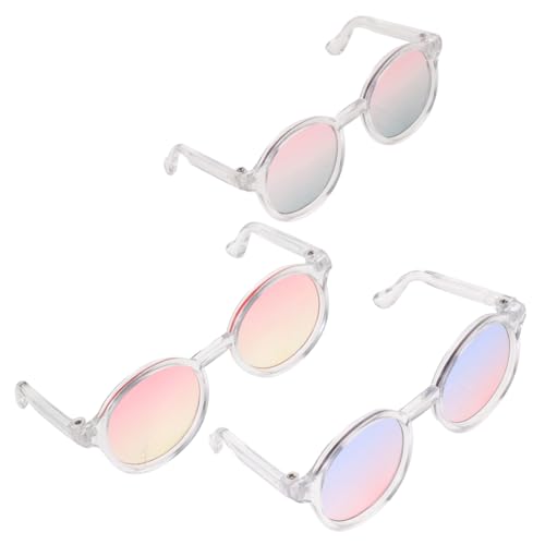 LRXIYODE 3 Stück Teiliges Puppenbrillen Leichtem Modische Sonnenbrillen in Gelb Blau Geeignet für Puppen Strapazierfähiges Zubehör für Puppenmode und Bastelprojekte LRXIYODE 3 Stück Teiliges Puppenbrillen Leichtem Modische Sonnenbrillen in Gelb Blau Geeignet für Puppen Strapazierfähiges Zubehör für Puppenmode und Bastelprojekte von LRXIYODE