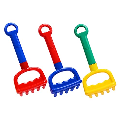 LRXIYODE 3 Stück Teiliges Sandspielzeug aus Robustem Kunststoff Bunte Sandharke für Kleinkinder Sicher und Langlebig für Strand Sandkasten und Outdoor Spielspaß LRXIYODE 3 Stück Teiliges Sandspielzeug aus Robustem Kunststoff Bunte Sandharke für Kleinkinder Sicher und Langlebig für Strand Sandkasten und Outdoor Spielspaß von LRXIYODE