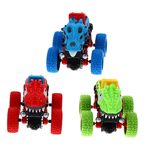 LRXIYODE 3 Stück Teiliges Vier Rad Offroad Spielzeugautos Realistische Simulation Sicher mit Abgerundeten Kanten Fördert Kindliche Kreativität und Lernentwicklung für Drinnen und Draußen von LRXIYODE