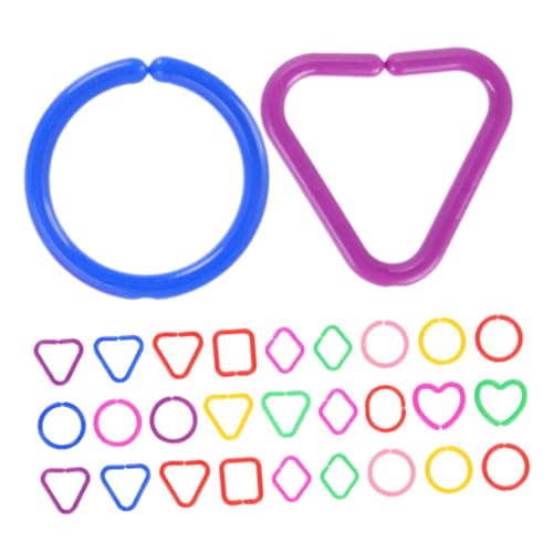 LRXIYODE 30 Stück Geometrische Kettenringe für Junge Mädchen Fördert Kognitive Fähigkeiten und Feinmotorik durch Sicheres Material und Kreative Gestaltungsmöglichkeiten LRXIYODE 30 Stück Geometrische Kettenringe für Junge Mädchen Fördert Kognitive Fähigkeiten und Feinmotorik durch Sicheres Material und Kreative Gestaltungsmöglichkeiten von LRXIYODE