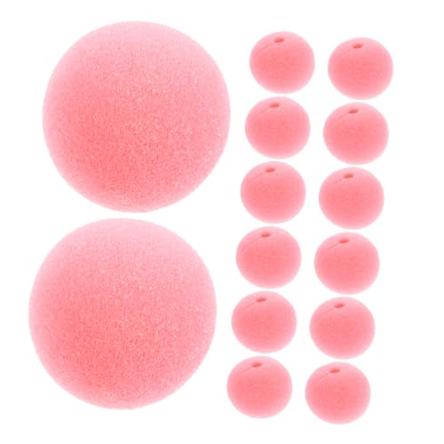 LRXIYODE 30 Stück Rosa Clownnase aus Weichem Schwamm Leichte Wiederverwendbare Halloween und Weihnachts Party Requisiten für Erwachsene für Cosplay Karneval und Zaubershows von LRXIYODE