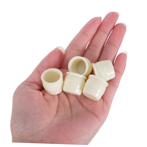 LRXIYODE 30 Stück Teiliges Miniatur Puppenhaus Blumentöpfe Realistische Kleine Kunststoff Pflanztöpfe für DIY Bastelarbeiten Miniatur Garten Zubehör Langlebig und Vielseitig für Micro von LRXIYODE