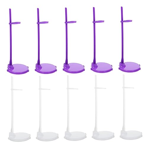 LRXIYODE 30 Stück Teiliges Puppenzubehör Ständer für Hochzeitspuppen Transparente und Halterungen Stabiler Clip für Modelle und Figuren von LRXIYODE