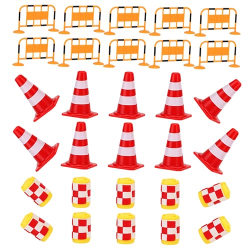 LRXIYODE 30Stücke Verkehrszeichen Spielzeugset für Verkehrsbarrieren und Verkehrssignal Modelle für Verkehrssimulation und Lehrreiche Spiele Robust und Langlebig Fördert LRXIYODE 30Stücke Verkehrszeichen Spielzeugset für Verkehrsbarrieren und Verkehrssignal Modelle für Verkehrssimulation und Lehrreiche Spiele Robust und Langlebig Fördert von LRXIYODE