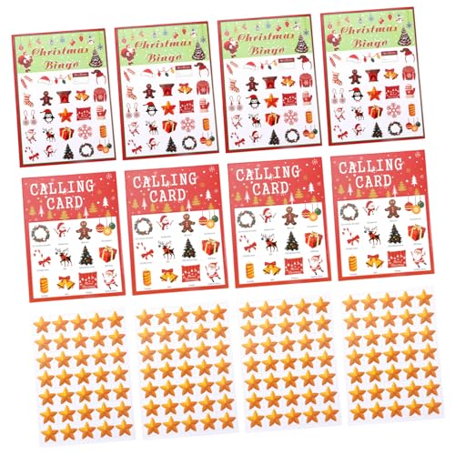 LRXIYODE 37 Stück Teiliges Bingo Spielkarten Rote Weihnachtskarten Partyspiel für Spieler Familienspiel Valentinstag Partyzubehör Lebhafte Festtagsstimmung LRXIYODE 37 Stück Teiliges Bingo Spielkarten Rote Weihnachtskarten Partyspiel für Spieler Familienspiel Valentinstag Partyzubehör Lebhafte Festtagsstimmung von LRXIYODE