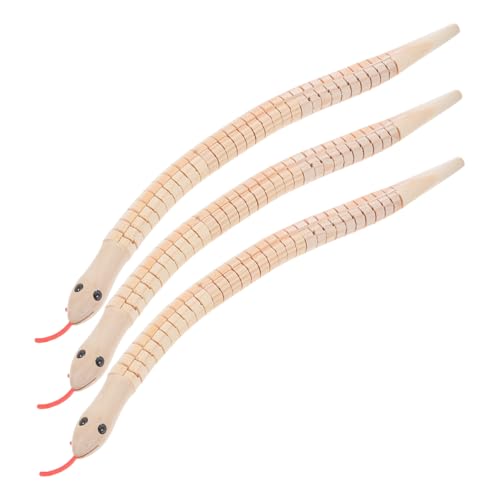 LRXIYODE 3Stücke DIY Holzschlangenspielzeug Unvollendete Wackelschlangen aus Holz Flexibles Kinderspielzeug für Kreative Gestaltung und Spielspaß für Dekoration LRXIYODE 3Stücke DIY Holzschlangenspielzeug Unvollendete Wackelschlangen aus Holz Flexibles Kinderspielzeug für Kreative Gestaltung und Spielspaß für Dekoration von LRXIYODE