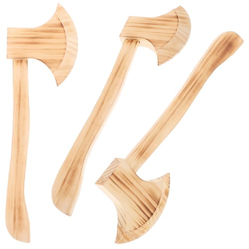 LRXIYODE 3Stücke Halloween Holz Requisiten für Gefälschte für Grusel Rollenspiele Halloween Deko Langlebige Holzmaterialien für Kreative von LRXIYODE