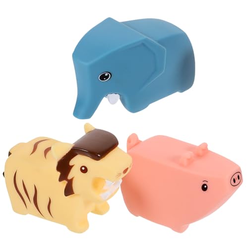 LRXIYODE 3Stücke Teiliges Badespielzeug Für Kleinkinder Lustige Spritztiere Für Badewanne Wasserspielzeug Für Für Babyparty Tierfiguren Für Drinnen Und Draußen von LRXIYODE