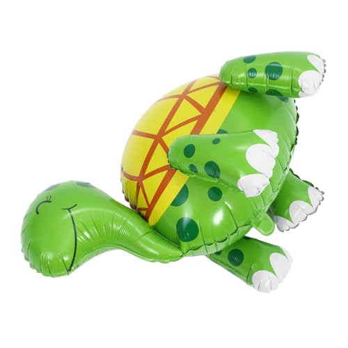 LRXIYODE 3d-schildkrötenballon Jumbo Lustig Dinosaurier-party Pool-basketballkorb Luft Aufblasbarer Pool Aufblasbare Matratze Schwimmer Pool-schlauchboote Für Green Aluminiumfolie von LRXIYODE