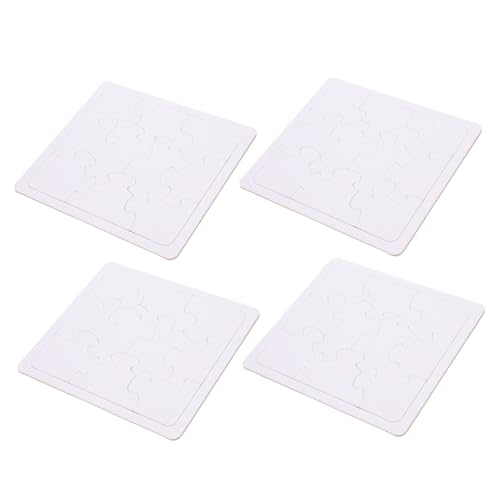 LRXIYODE 4 Blätter Leere Papier Puzzle Teilig Quadratisch zum Bemalen und Basteln Diy Kreativspielzeug für Fördert Fantasie Hand Auge Koordination Sicher Leicht und Vielseitig für LRXIYODE 4 Blätter Leere Papier Puzzle Teilig Quadratisch zum Bemalen und Basteln Diy Kreativspielzeug für Fördert Fantasie Hand Auge Koordination Sicher Leicht und Vielseitig für von LRXIYODE