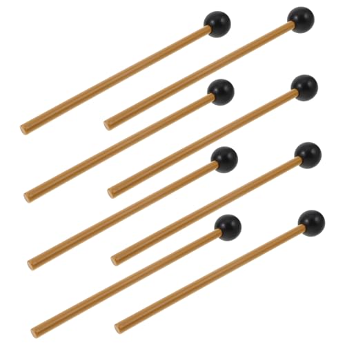 LRXIYODE 4 Paare Hammer Zungentrommel, Trommelstock Percussion-Stick Universelle Trommelschlägel Drumstick-zubehör Zubehör Für Zungentrommeln Musikalischer Trommelstock Drum Stick Plastik von LRXIYODE