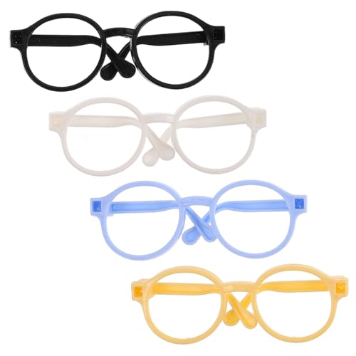 LRXIYODE 4 Pcs Niedliche Spielzeuggläser Frames Für Puppen Robuste Puppen -Brillen -Rahmen Stilvolle Puppenzubehör Mini -Brillen Frames Für Kinderpuppen DIY Dusge Kleidungsrequisiten LRXIYODE 4 Pcs Niedliche Spielzeuggläser Frames Für Puppen Robuste Puppen -Brillen -Rahmen Stilvolle Puppenzubehör Mini -Brillen Frames Für Kinderpuppen DIY Dusge Kleidungsrequisiten von LRXIYODE