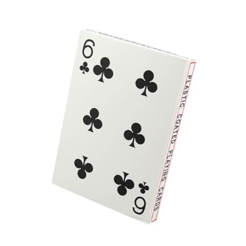 LRXIYODE Jumbo – 4X Größere Pokerkarten Großer Kartendeckständer Ideal Zum Spielen Und Als Gastgeber von LRXIYODE